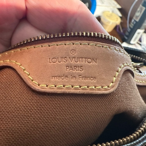 Louis Vuitton Cabas Piano Monogram Canvas Leather Shoulder Bag Authentic DU0072 - Picture 3 of 11